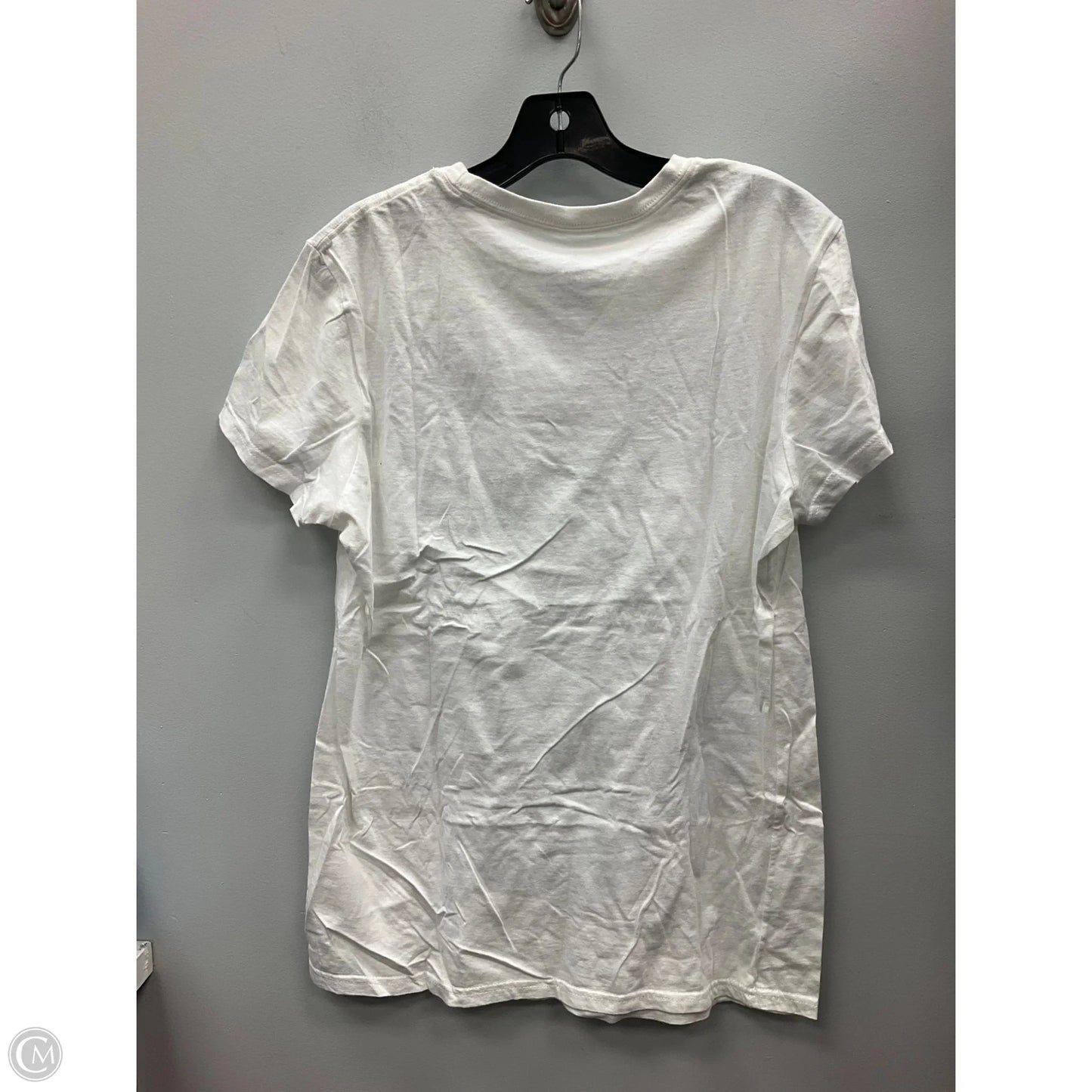 Top Short Sleeve Basic By Adidas In White, Size: L