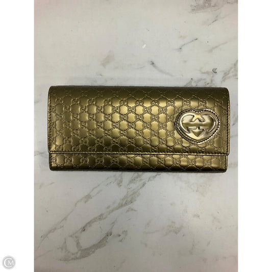 Wallet Luxury Designer By Gucci, Size: Large
