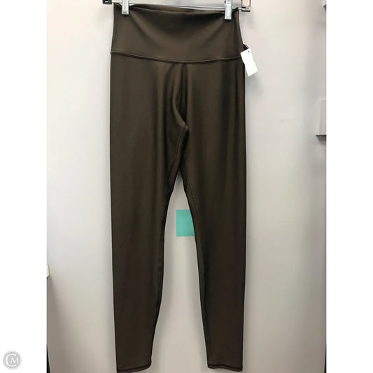 Athletic Leggings By Alo In Brown, Size: M