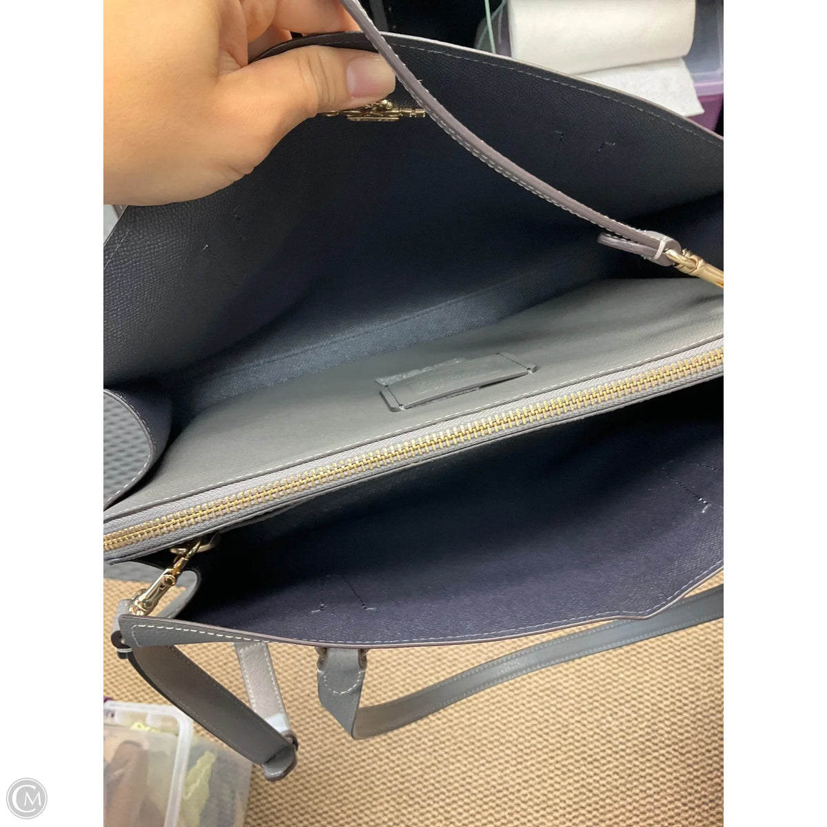 Handbag Designer By Coach, Size: Large