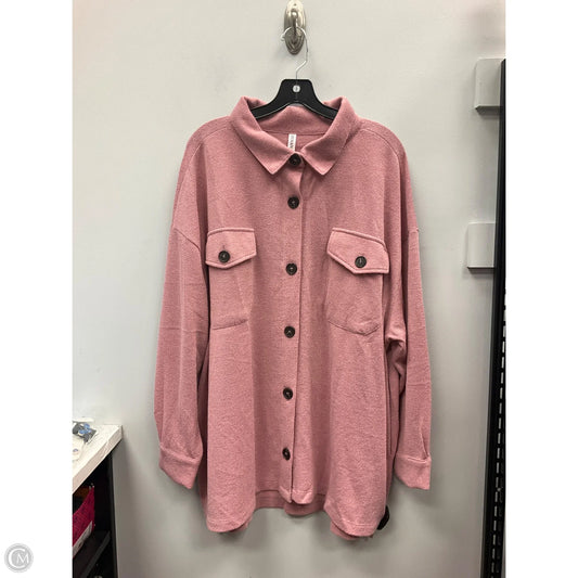 Top Long Sleeve By Zenana In Mauve, Size: 3x