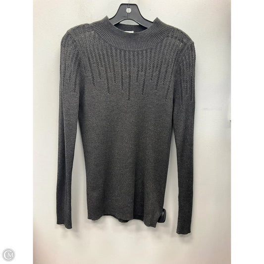 Top Long Sleeve By Maxx New York In Grey, Size: M