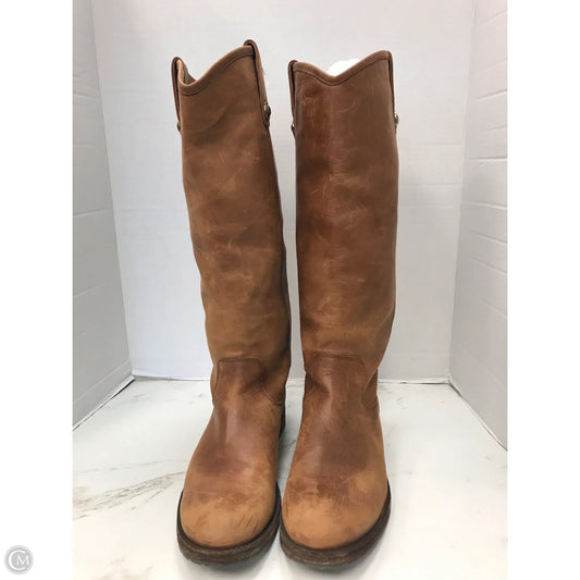 Boots Designer By Frye In Brown, Size: 8.5