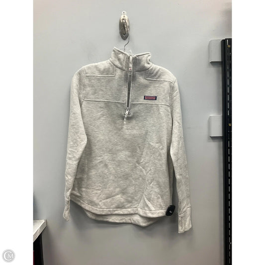 Sweatshirt Collar By Vineyard Vines In Grey, Size: Xs