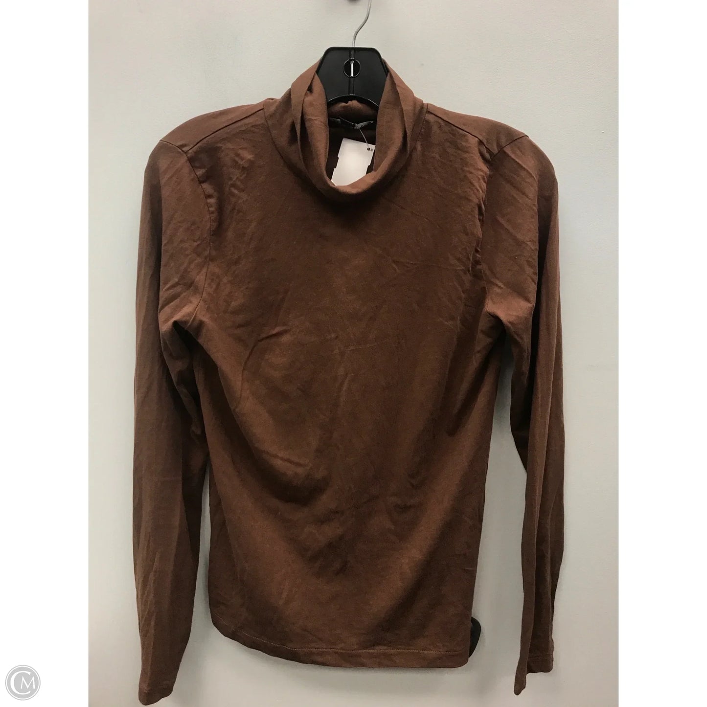 Top Long Sleeve Basic By J. Crew In Brown, Size: S