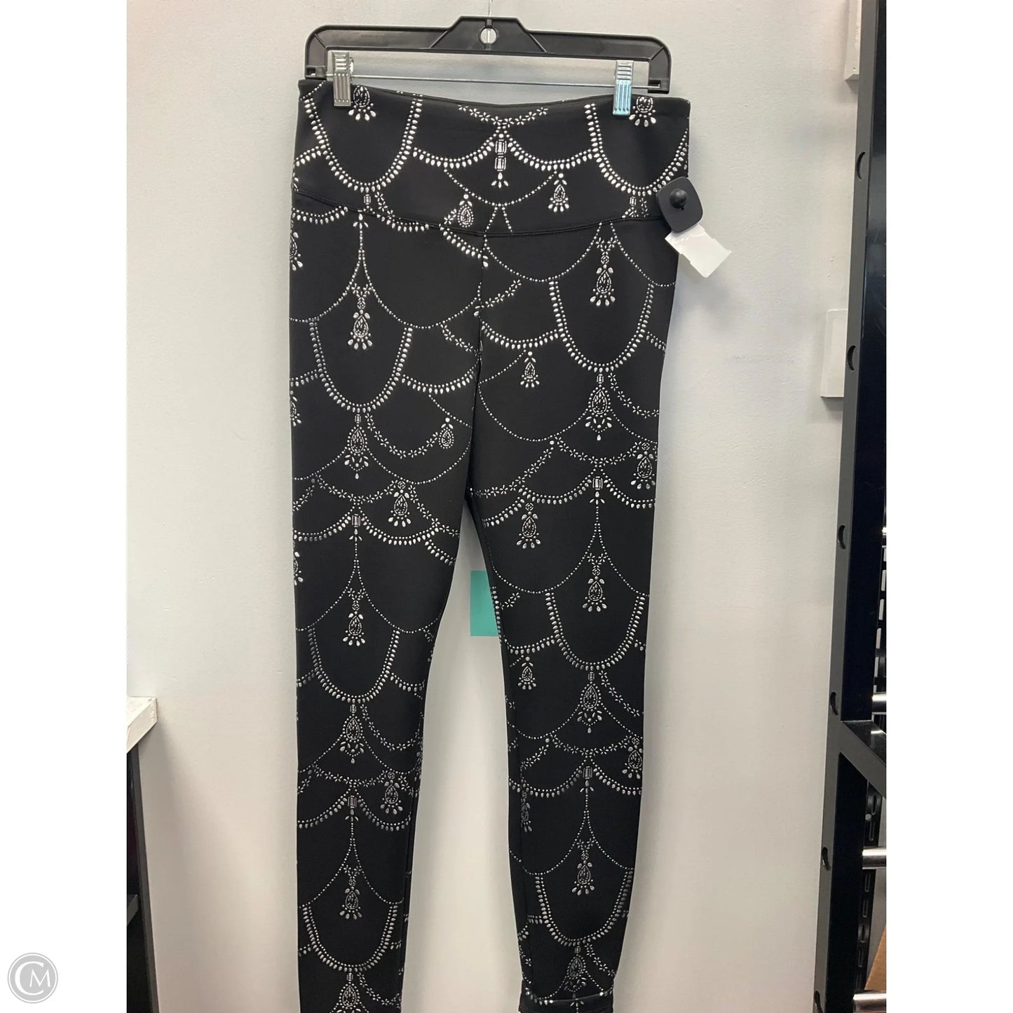 Pants Leggings By White House Black Market In Black & Silver, Size: 12
