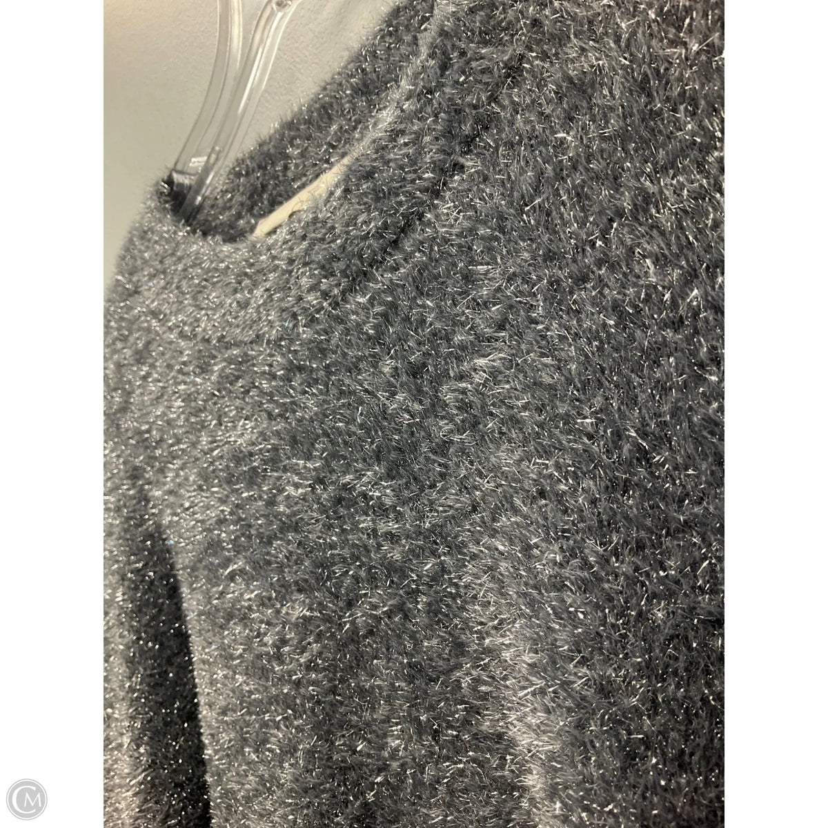 Sweater By Loft In Silver, Size: Xl