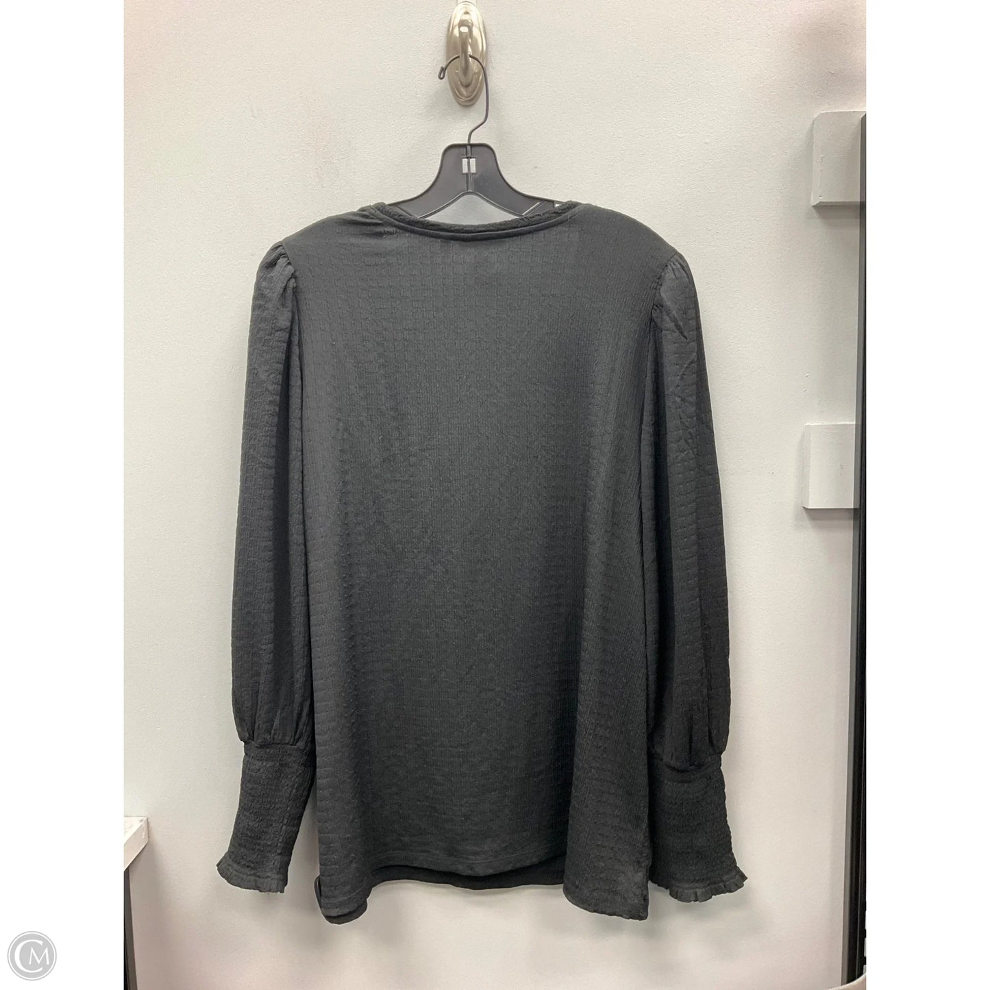 Top Long Sleeve By Chicos In Black, Size: Xl