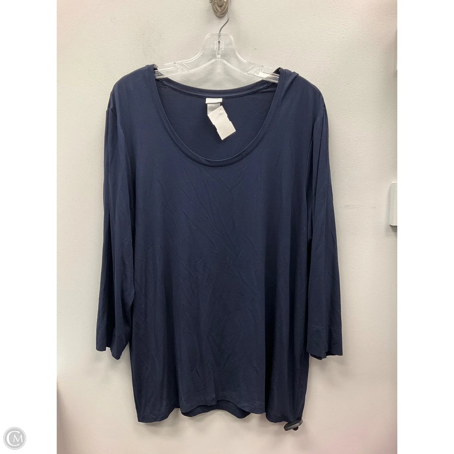 Top Sleeveless Basic By Chicos In Nautical Print, Size: Xl