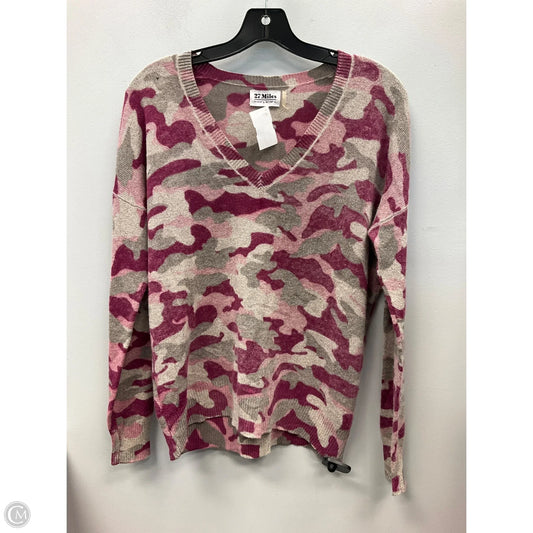 Sweater Cashmere By Cmc In Camouflage Print, Size: L