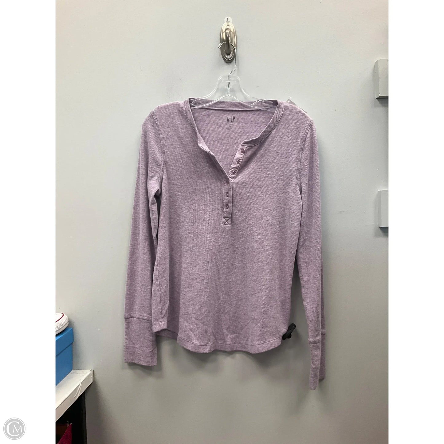 Top Long Sleeve By Gap In Purple, Size: M