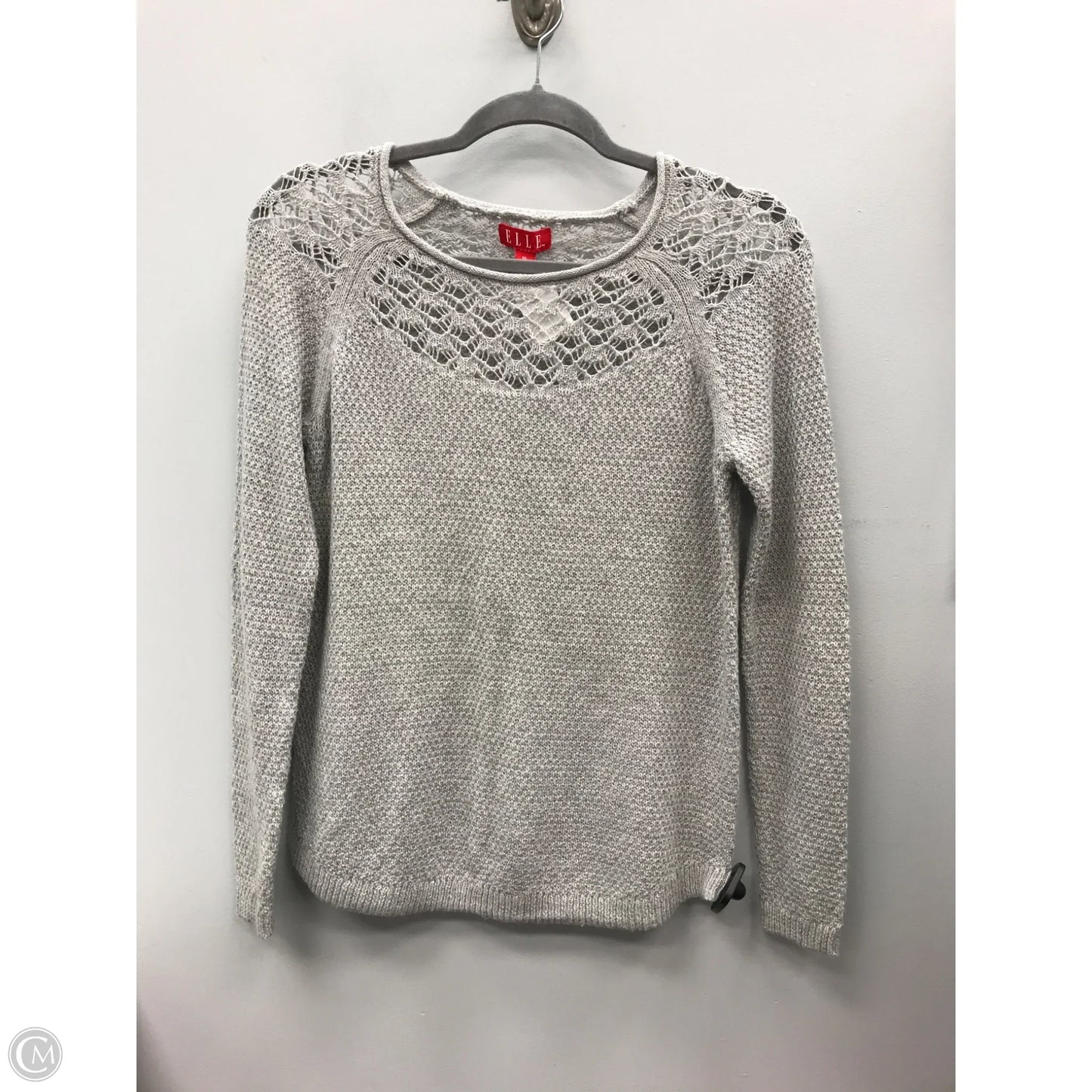 Sweater By Elle In Grey, Size: Xs