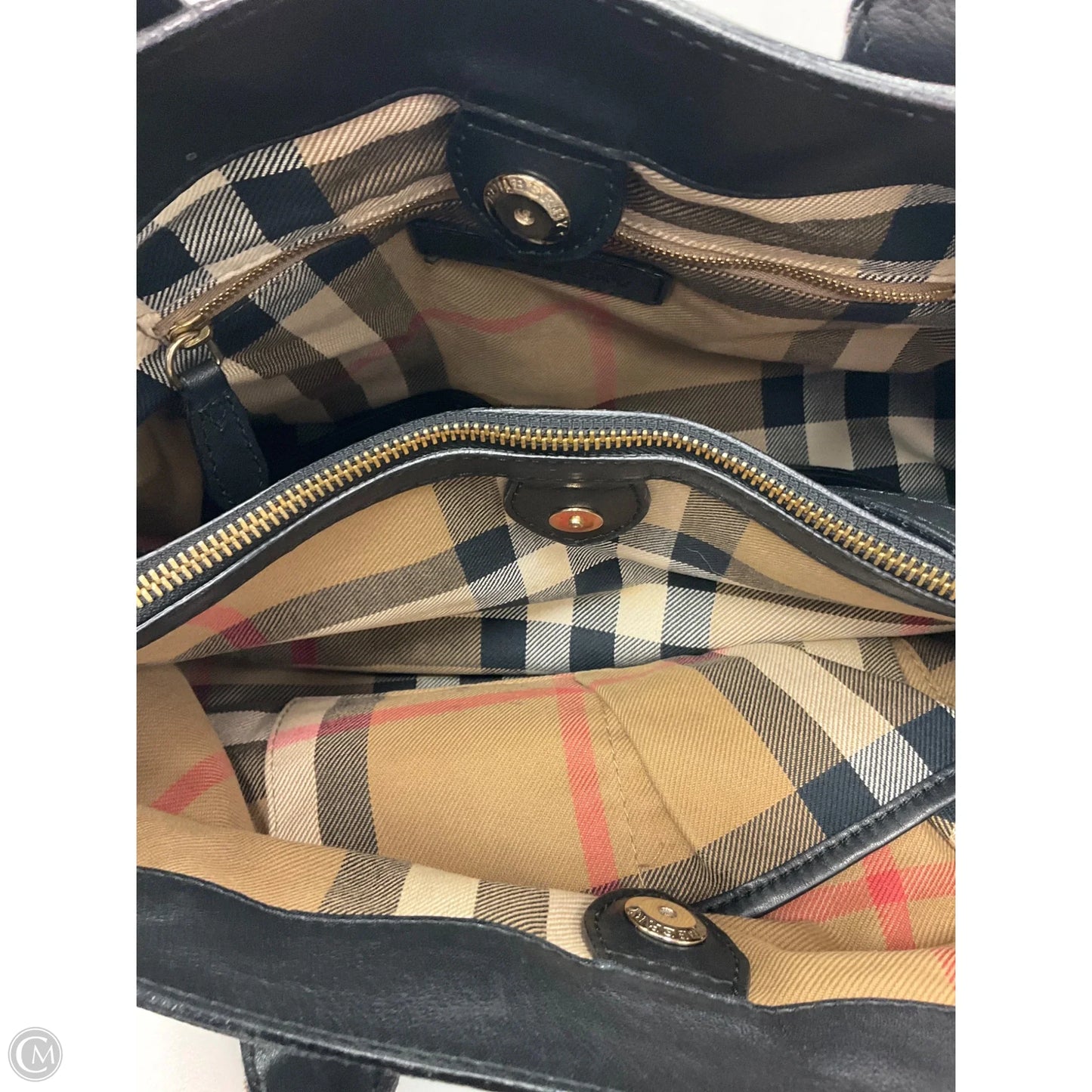 Handbag Luxury Designer By Burberry, Size: Medium