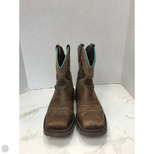 Boots Western By Justin In Brown, Size: 7