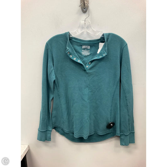Top Long Sleeve By Duluth Trading In Teal, Size: S