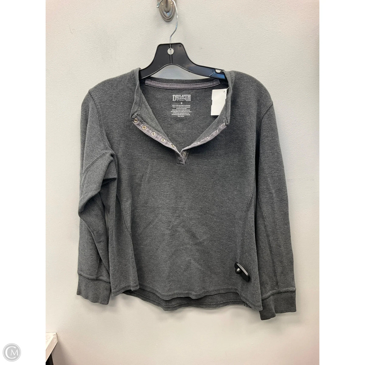 Top Long Sleeve By Duluth Trading In Grey, Size: S