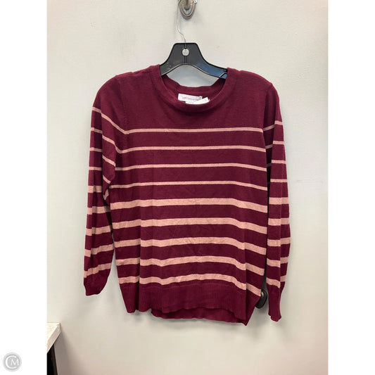 Top Long Sleeve By Liz Claiborne In Striped Pattern, Size: M