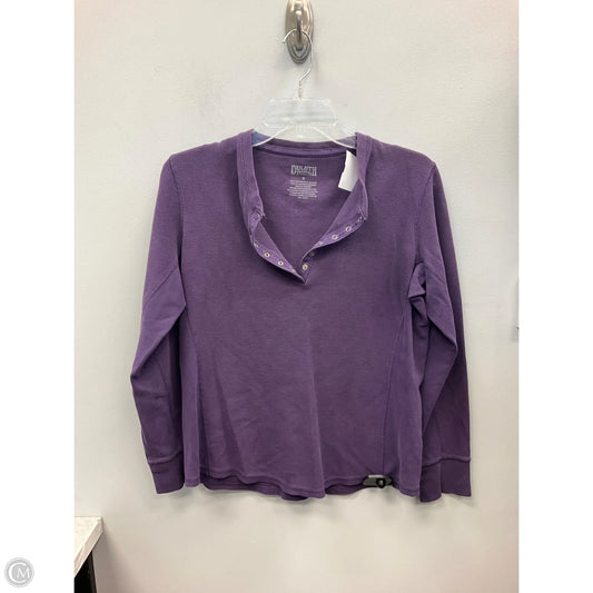 Top Long Sleeve By Duluth Trading In Purple, Size: S