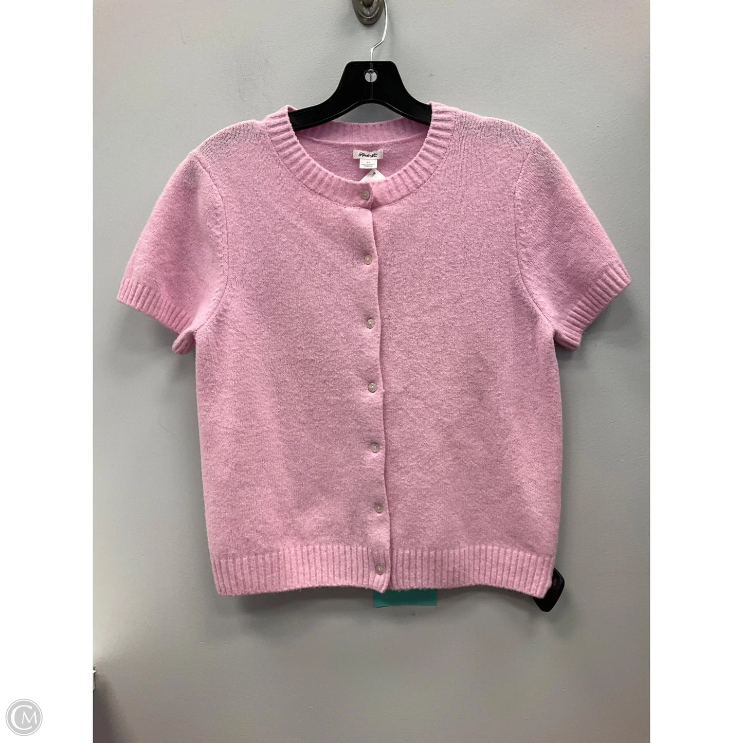 Sweater Short Sleeve By Kimichi Blue In Pink, Size: S