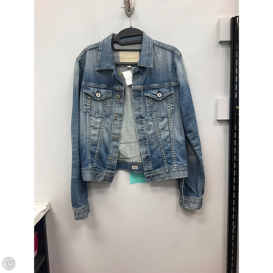 Jacket Denim By Adriano Goldschmied In Blue Denim, Size: M