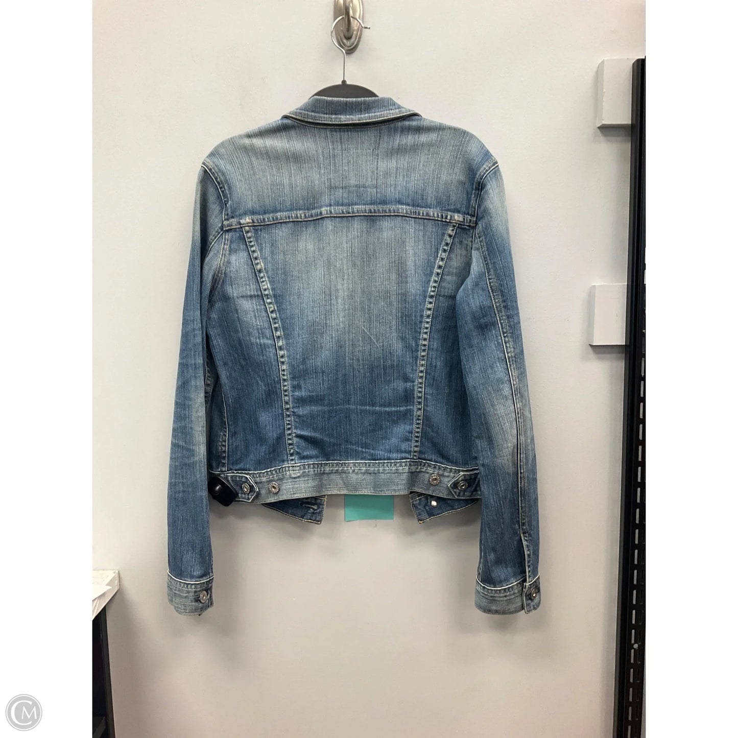 Jacket Denim By Adriano Goldschmied In Blue Denim, Size: M