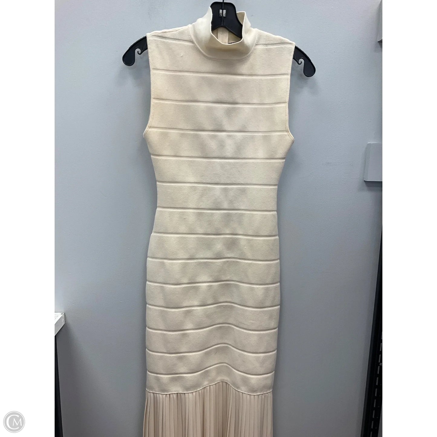 Dress Casual Maxi By Cmb In Cream, Size: Xs