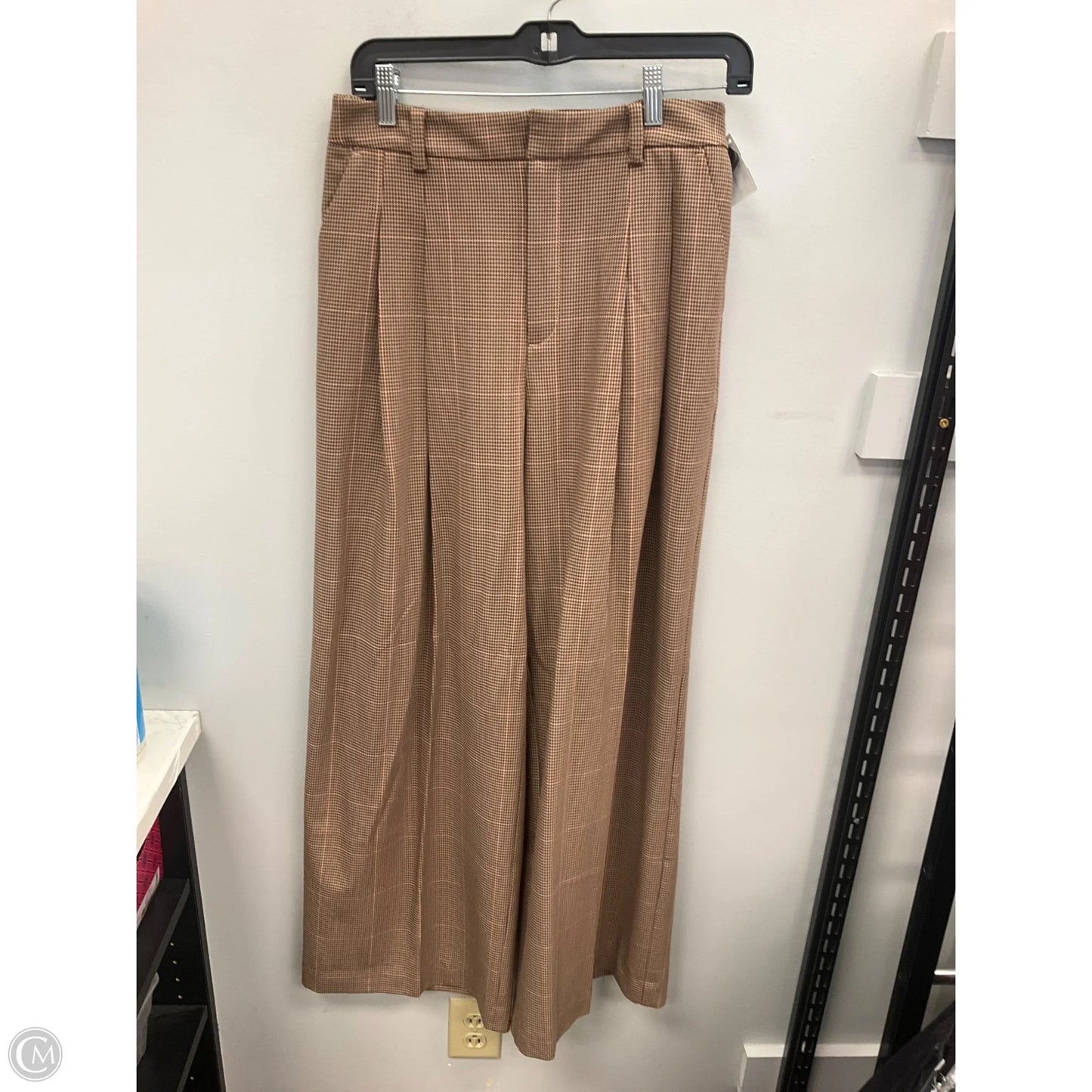 Pants Wide Leg By Maeve In Checkered Pattern, Size: S