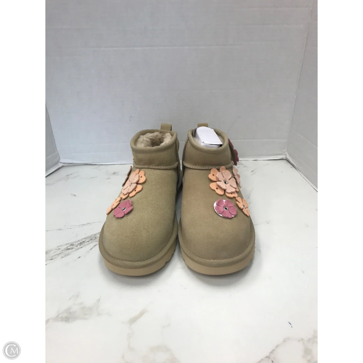 Boots Designer By Ugg In Beige, Size: 6
