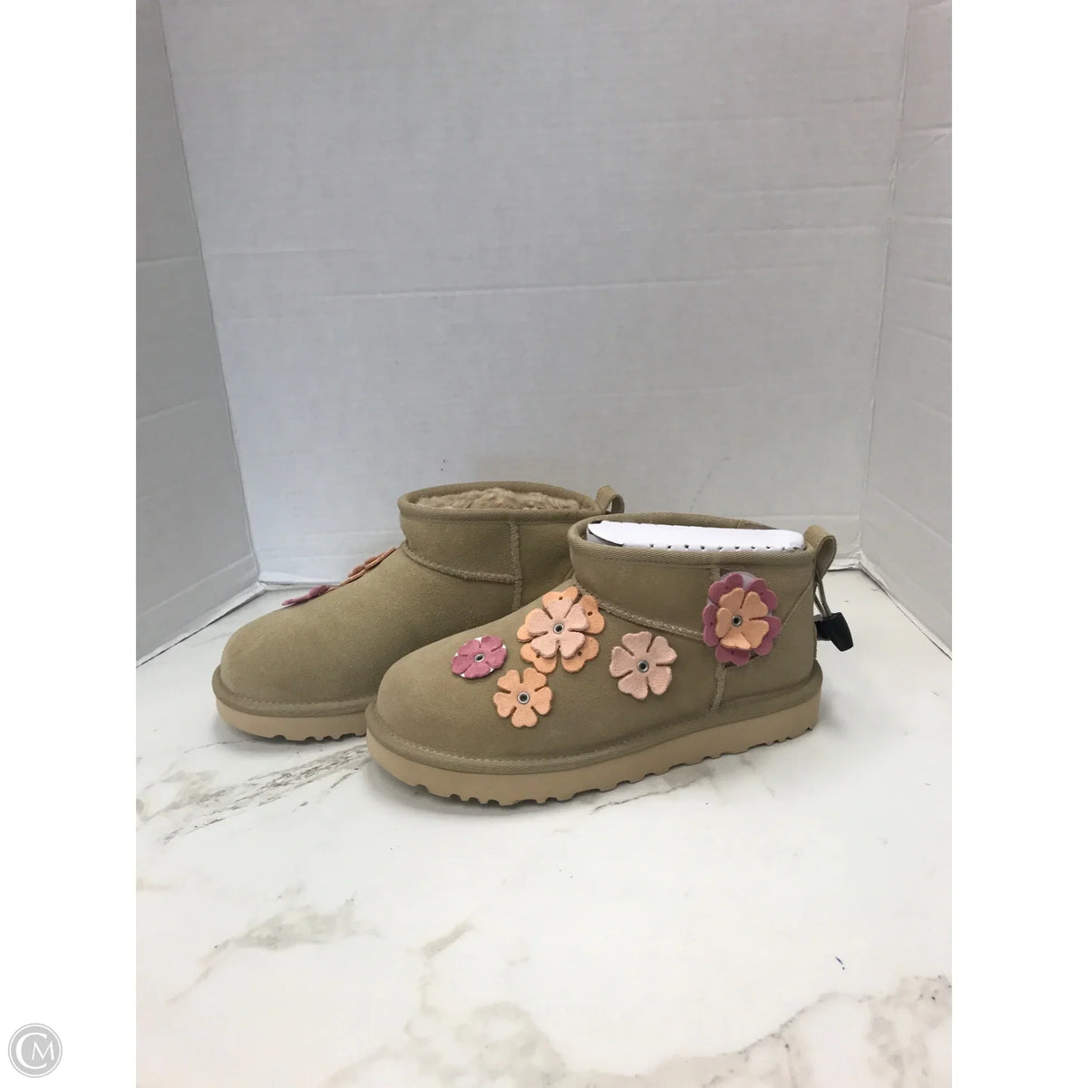 Boots Designer By Ugg In Beige, Size: 6