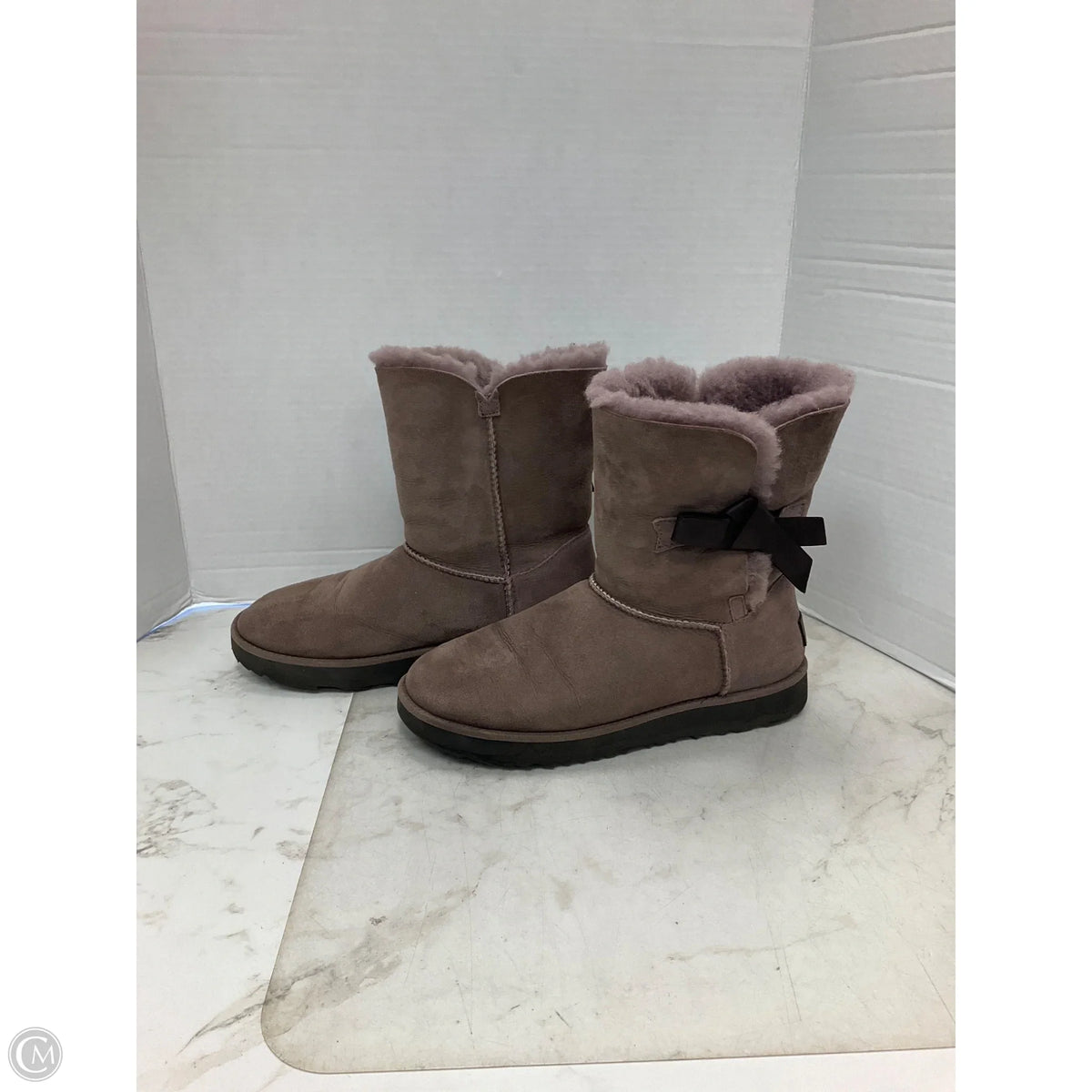 Boots Designer By Ugg In Tan, Size: 8