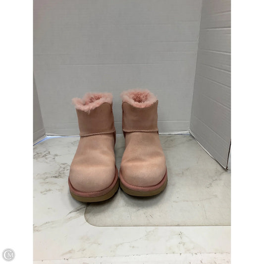 Boots Designer By Ugg In Pink, Size: 8
