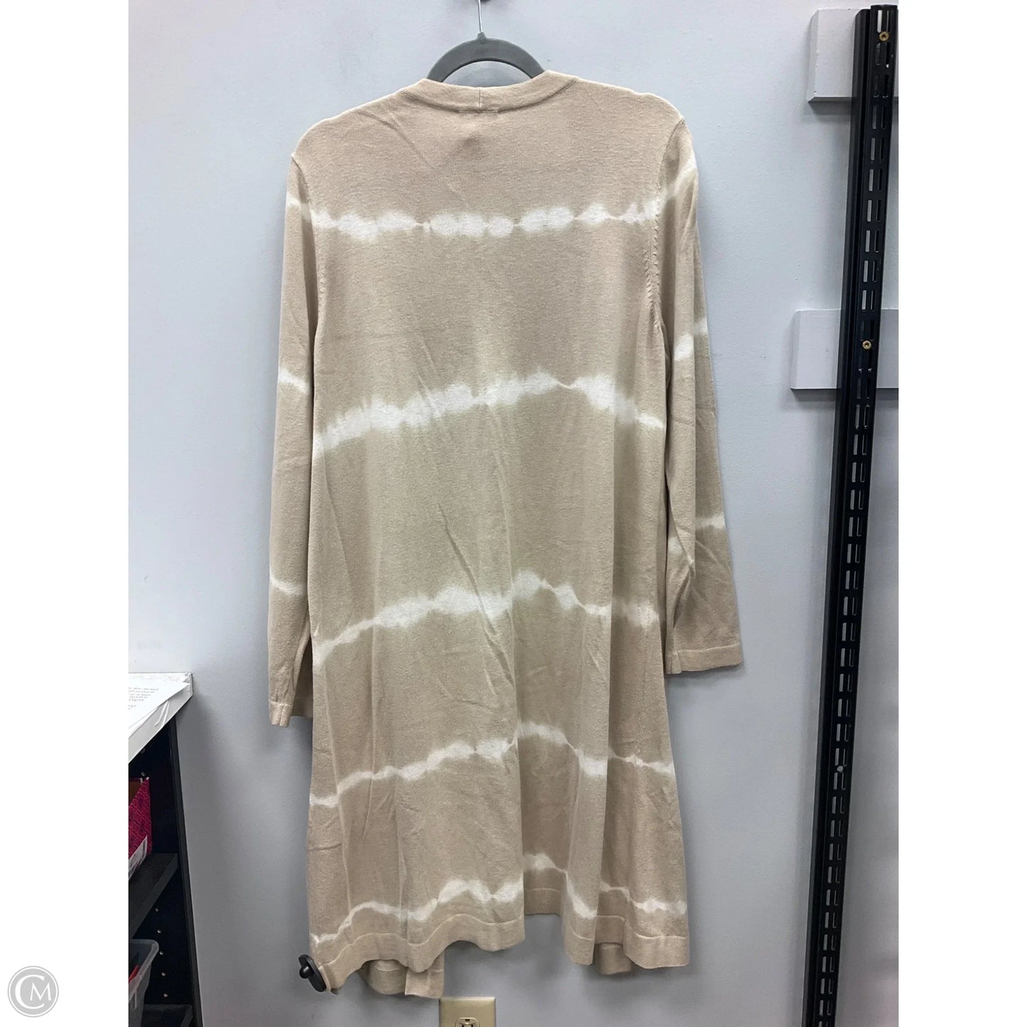 Sweater Cardigan By Pure Jill In Tan, Size: M