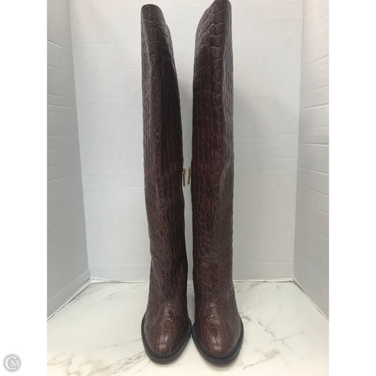Boots Knee Heels By Vince Camuto In Brown, Size: 6