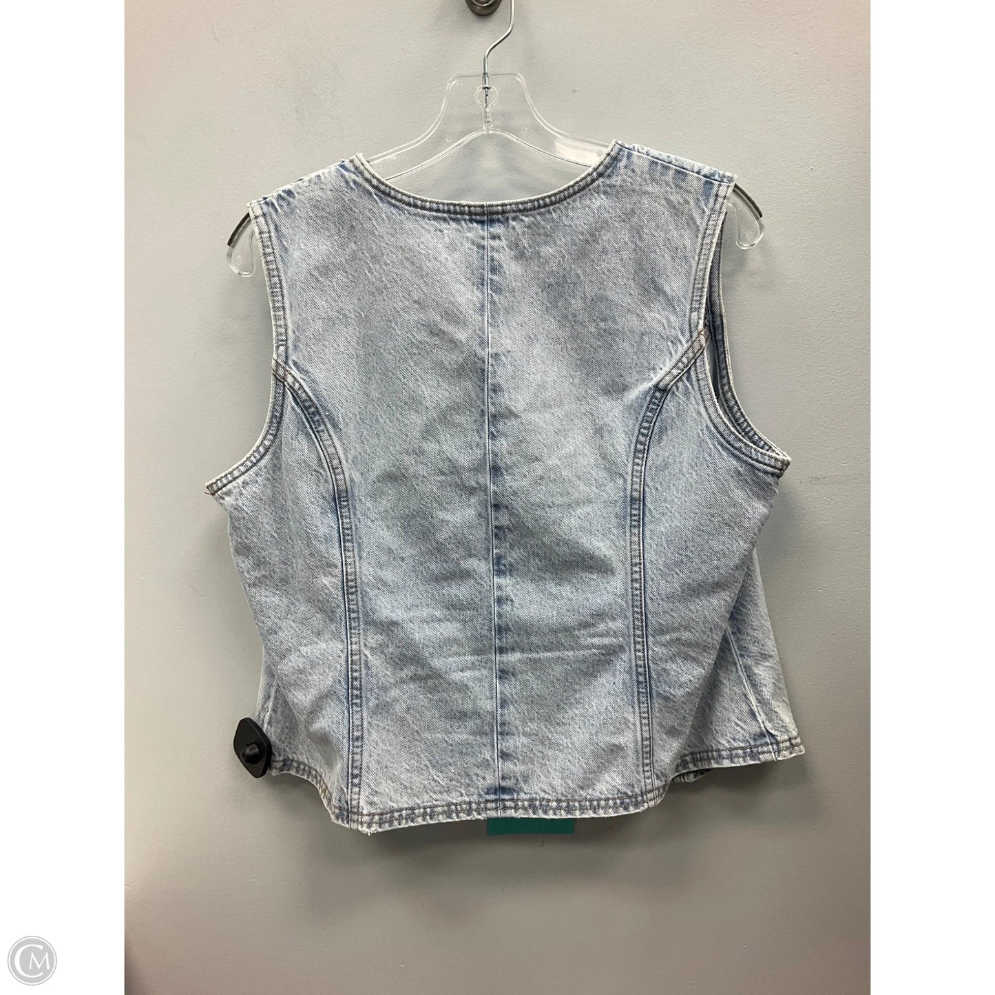 Vest Other By Abercrombie And Fitch In Blue Denim, Size: L