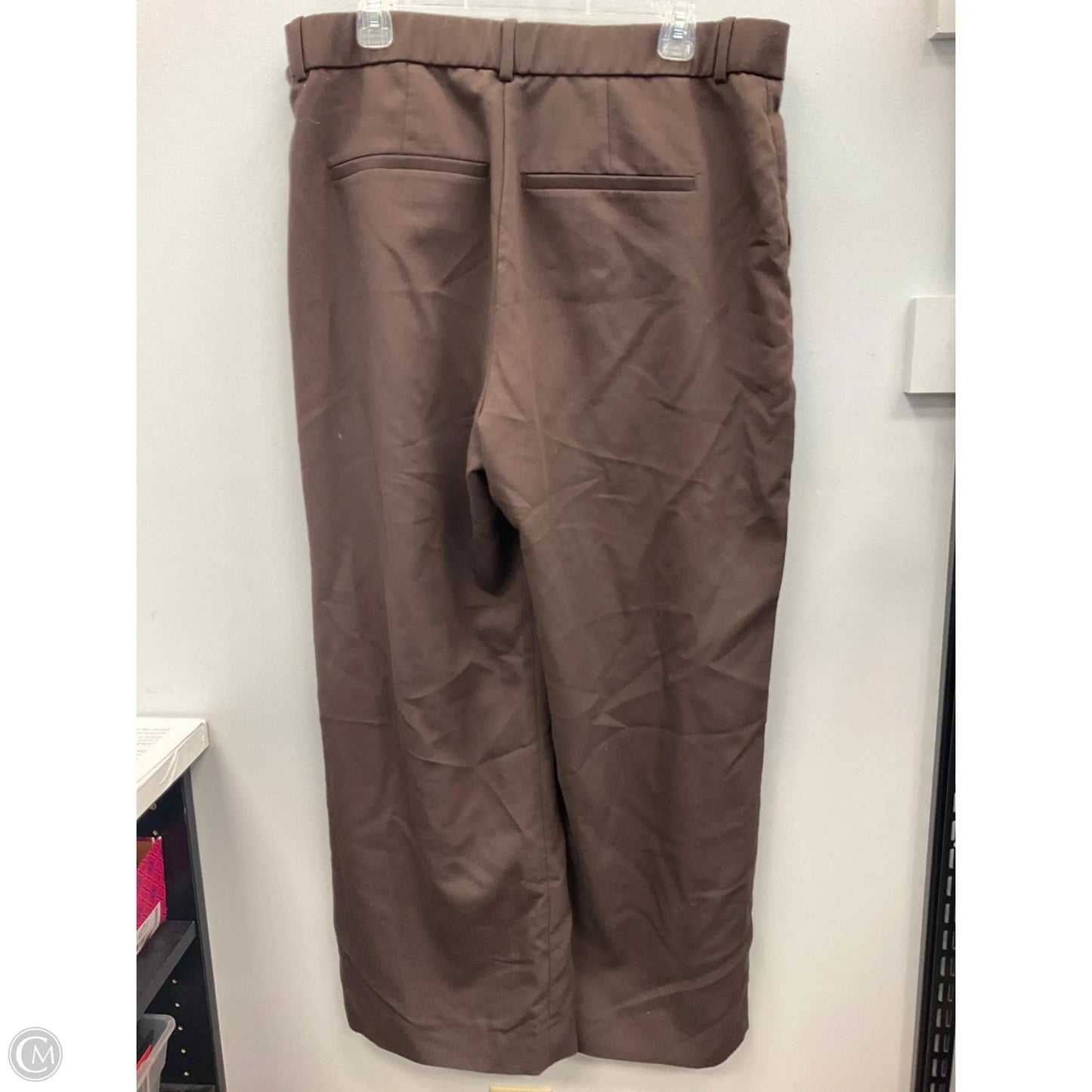 Pants Wide Leg By Abercrombie And Fitch In Brown, Size: 16