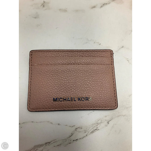 Id/card Holder Designer By Michael Kors, Size: