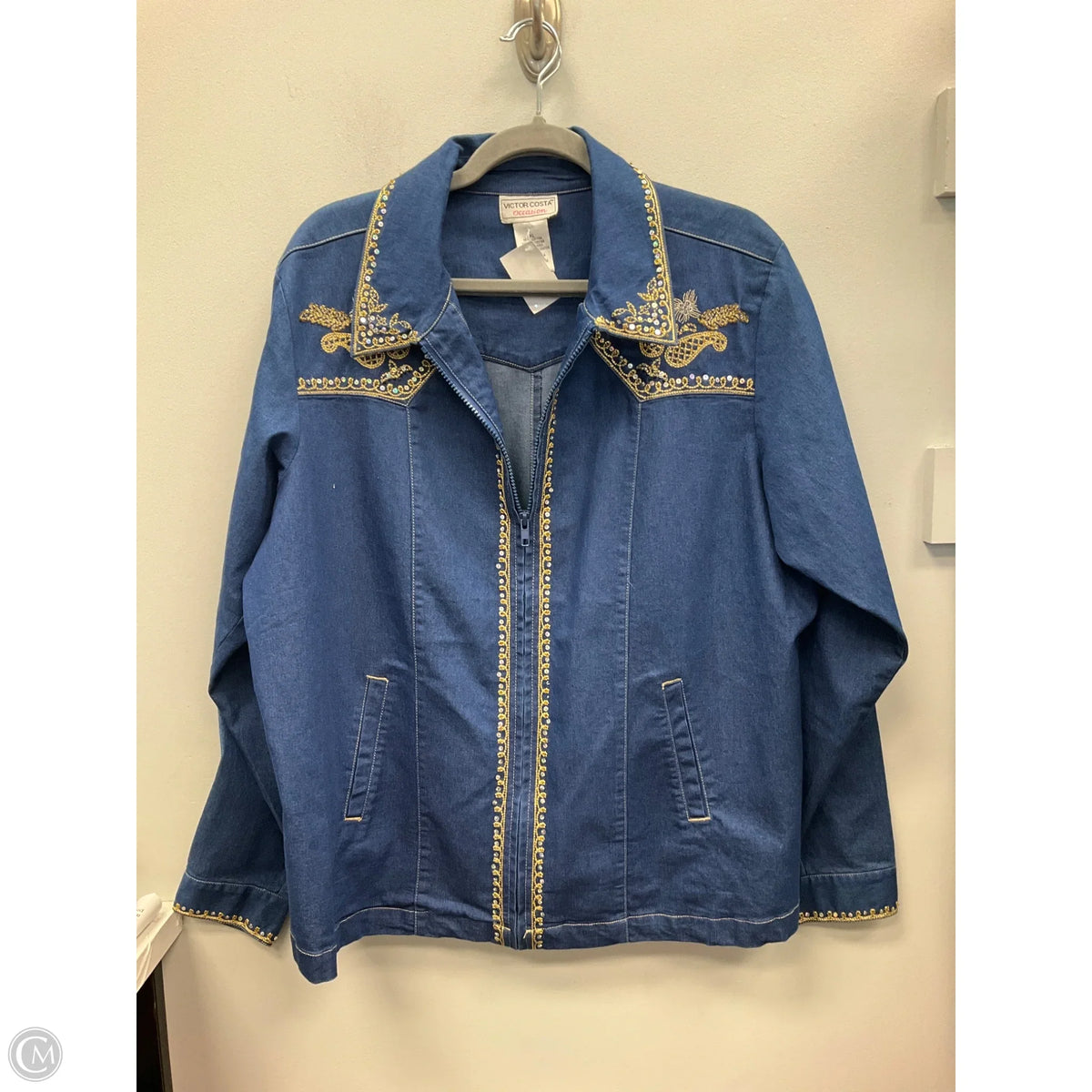 Jacket Denim By Cmc In Blue Denim, Size: Xl