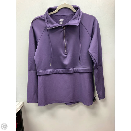 Athletic Jacket By Avia In Purple, Size: S