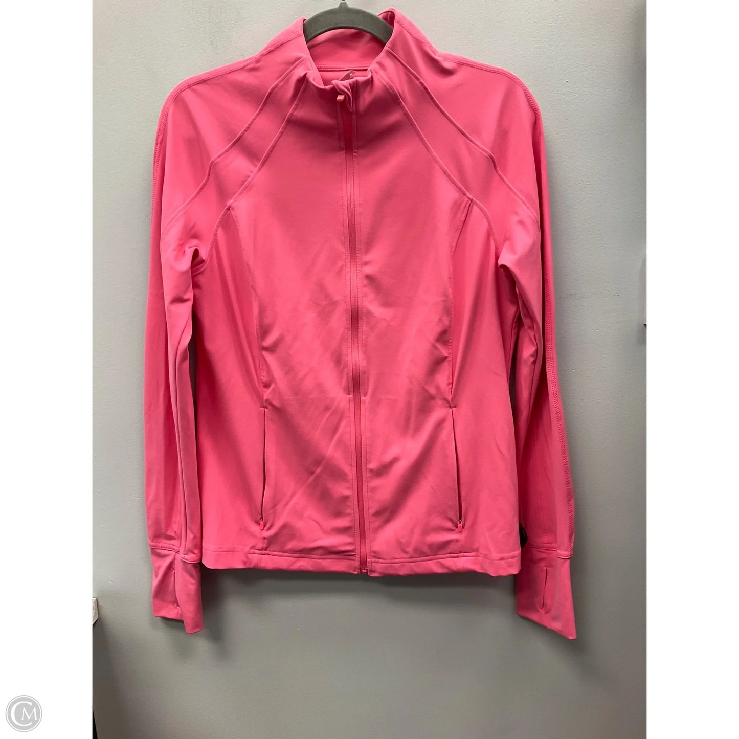 Athletic Jacket By Avia In Coral, Size: M