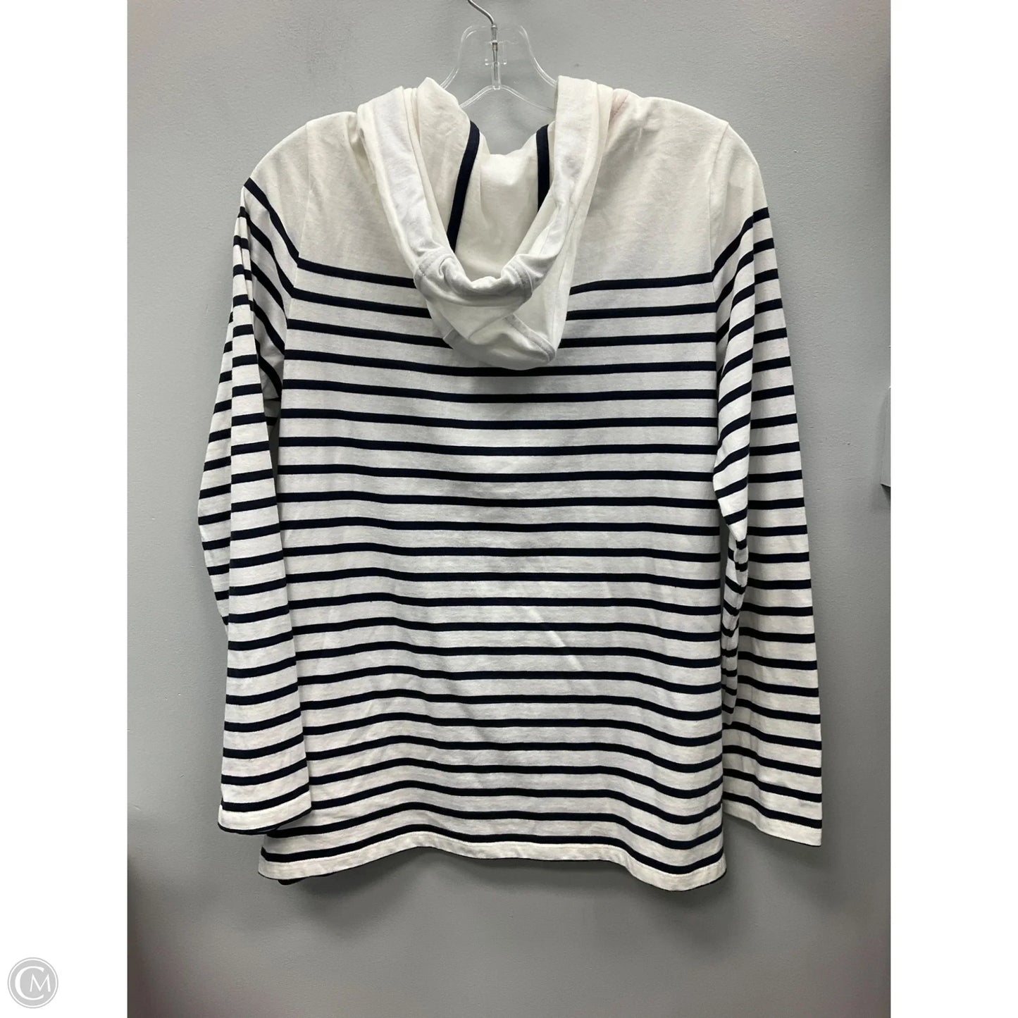 Top Long Sleeve By Nautica In Striped Pattern, Size: S