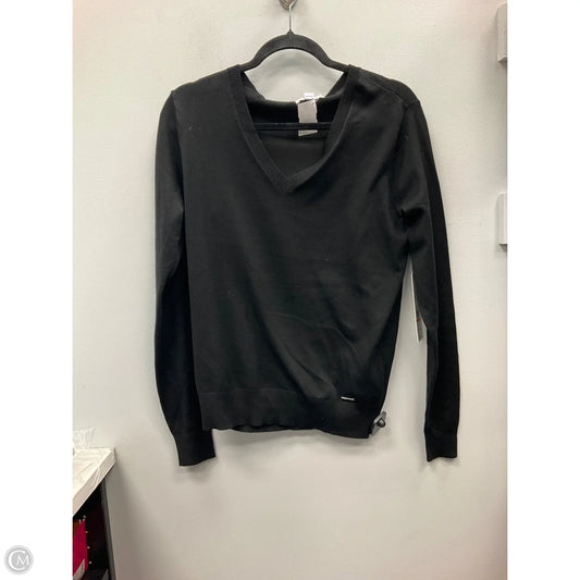 Sweater By Calvin Klein In Black, Size: S