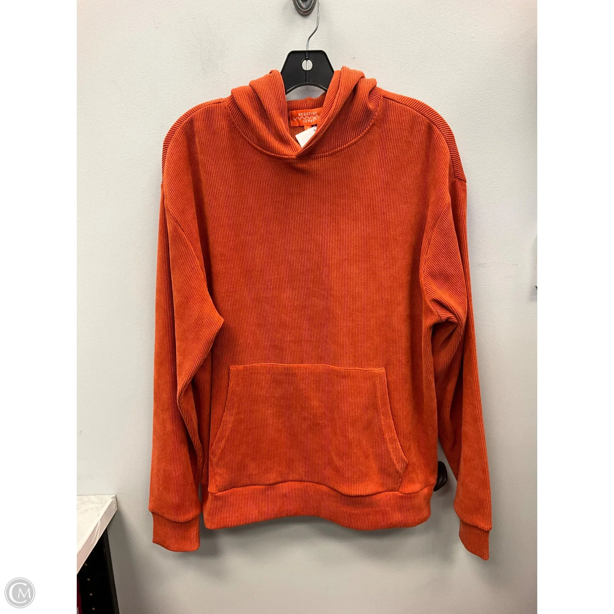 Top Long Sleeve By Cmc In Orange, Size: S