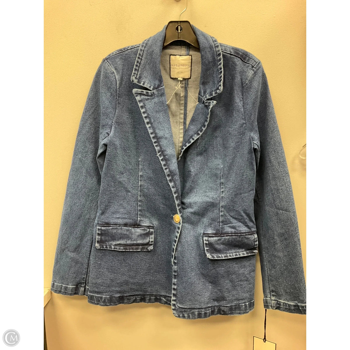 Jacket Denim By Bagatelle In Blue Denim, Size: M