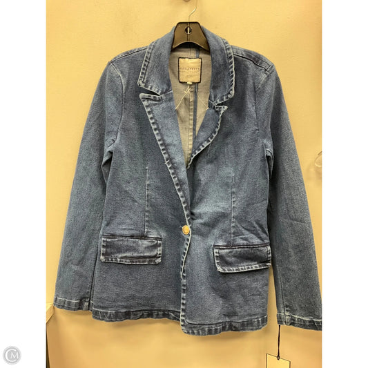 Jacket Denim By Bagatelle In Blue Denim, Size: M