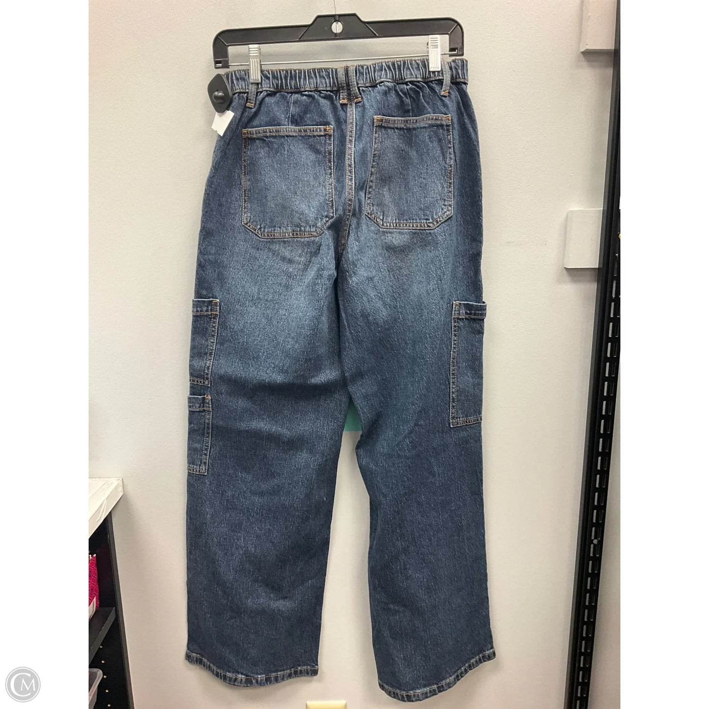 Jeans Wide Leg By No Boundaries In Blue Denim, Size: 8