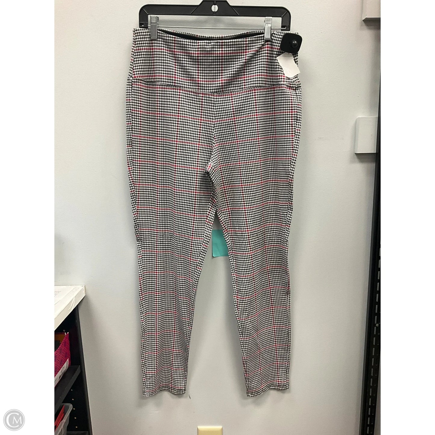 Pants Leggings By Cmc In Checkered Pattern, Size: L