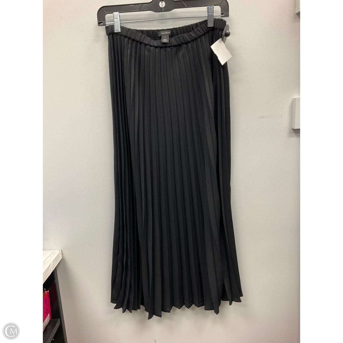 Skirt Maxi By Halogen In Black, Size: S