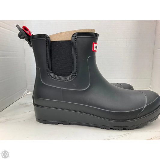 Boots Rain By Hunter In Black, Size: 9