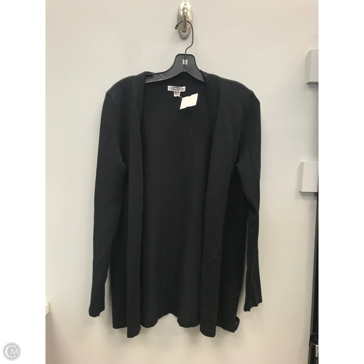 Sweater Cardigan By Clothes Mentor In Black, Size: S