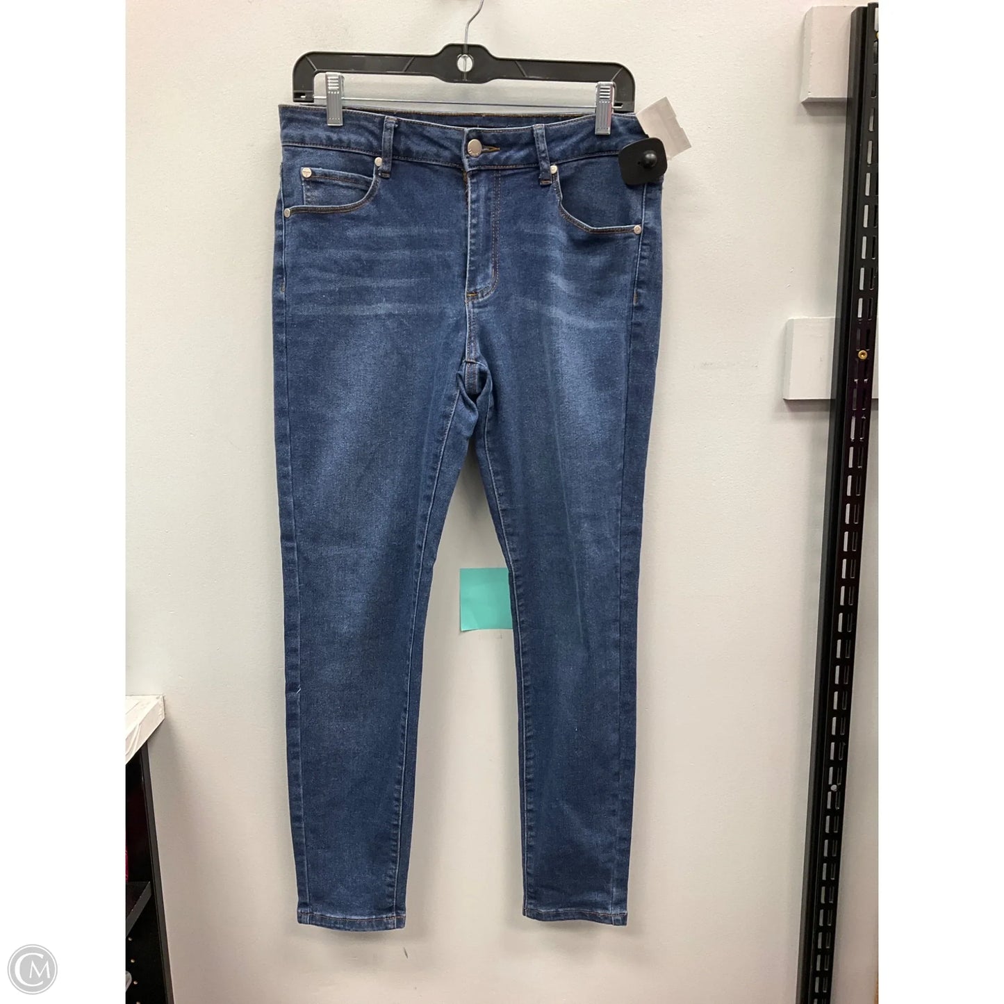Jeans Skinny By Tahari In Blue Denim, Size: 8